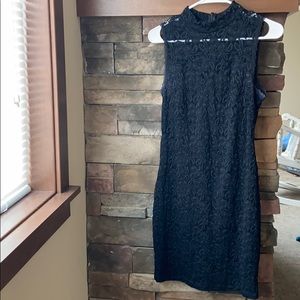 Black lack dress